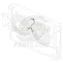 W8000074  -  A/C Fan Electrical Harness Asm 