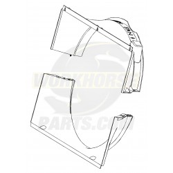 W8005661  -  Workhorse 8.1l Radiator Fan Shroud Kit (Upper And Lower)