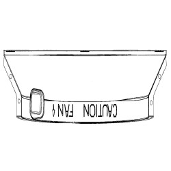 W8834997  -  W-Series Upper Fan Shroud