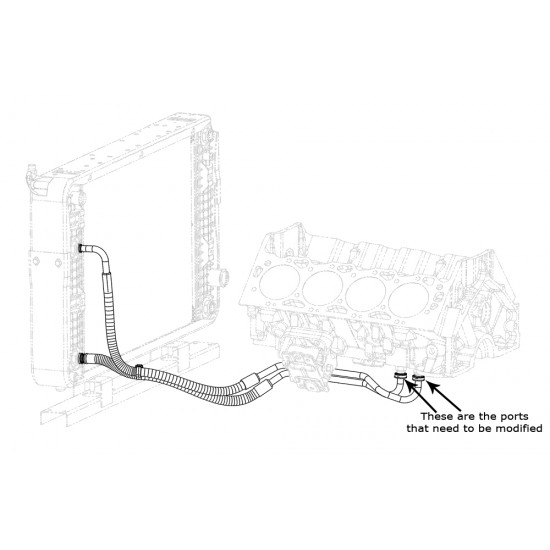 15002888  -  Hose Asm - Engine Oil Cooler  15002888  -  Hose Asm - Engine Oil Cooler