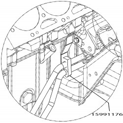 15991176  -  Clip- Transmission Oil Cooler Pipe 