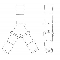 W0000979  -  Y-Piece Asm - Surge Tank Hose