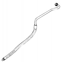 W0009607  -  Hose Asm - Engine Oil Cooler Outlet, Engine Inlet