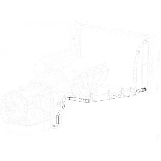 W0012676  -  Hose Asm - Trans Cooler Outlet