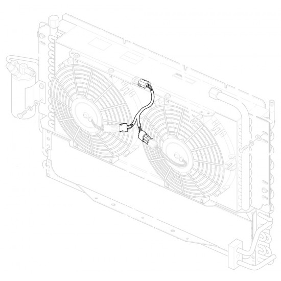 W8000074  -  A/C Fan Electrical Harness Asm  W8000074  -  A/C Fan Electrical Harness Asm