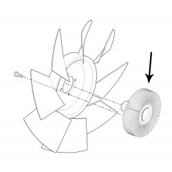 W8002567 - Fan Clutch Asm (4.8L/6.0L/8.1L)