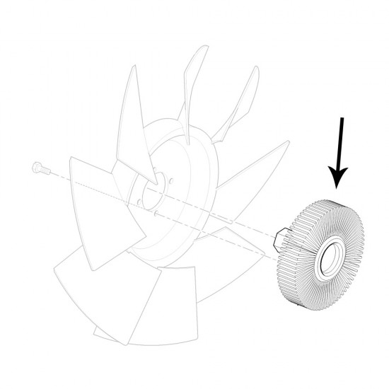W8002567 - Fan Clutch Asm (4.8L/6.0L/8.1L)