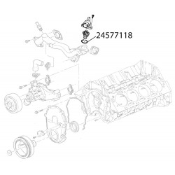 24577118 - Workhorse 8.1l Coolant Thermostat Gasket