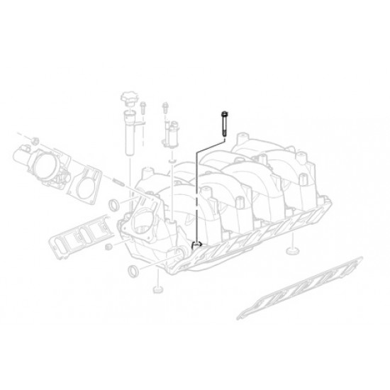 11609264  -  Bolt- Intake Manifold (black)  11609264  -  Bolt- Intake Manifold (black)