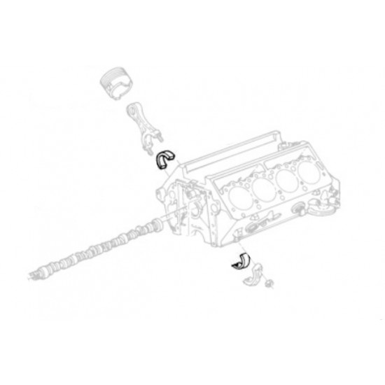 12517006  -  Bearing - Connecting Rod (L57 - 6.5L Diesel)