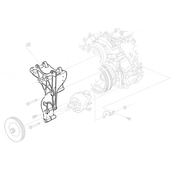 12554030  -  Bracket Asm - Alternator & Power Steering Pump