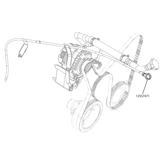 12557471  -  Indicator Asm - Oil Level (57.72") 12557471  -  Indicator Asm - Oil Level (57.72")