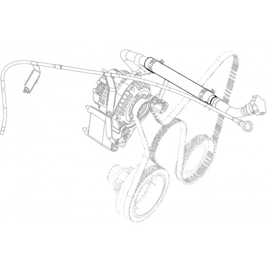 12558125 - Hose - Oil Filler Tube 12558125 - Hose - Oil Filler Tube