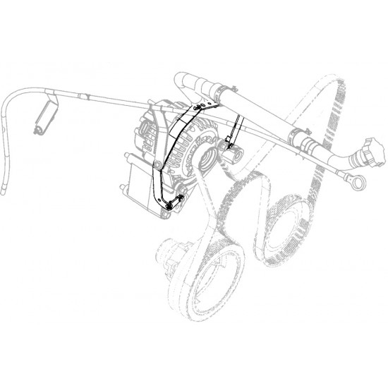 12559100  -  Bracket - Oil Level Indicator Tube  