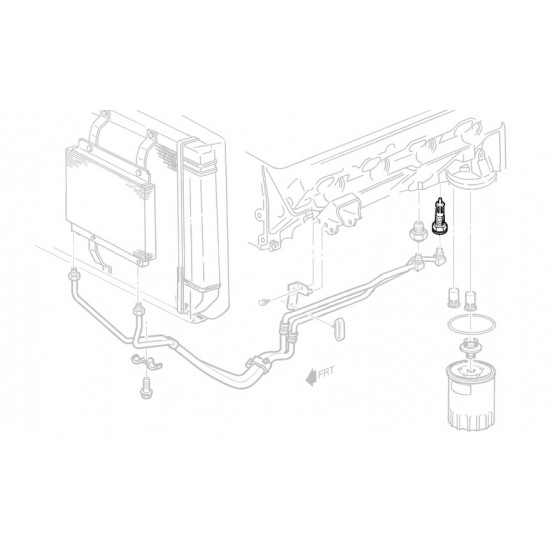 15718022  -  Connector Asm - Engine Oil Cooler Hose