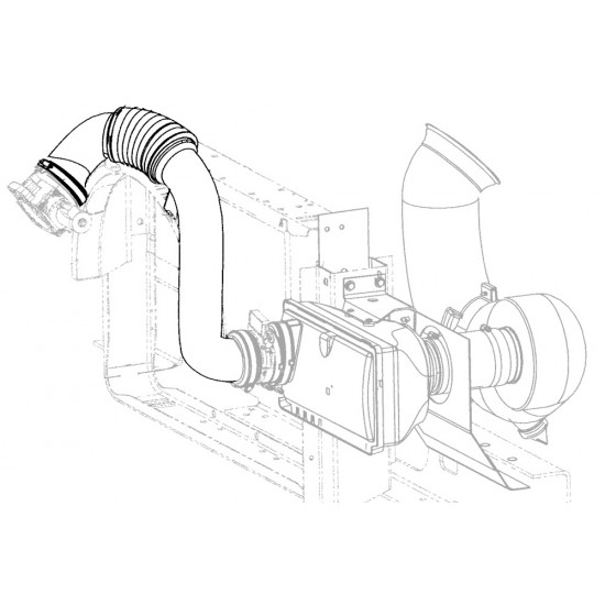 15956869 - Duct - Air Cleaner Outlet Rear Intermediate 15956869 - Duct - Air Cleaner Outlet Rear Intermediate