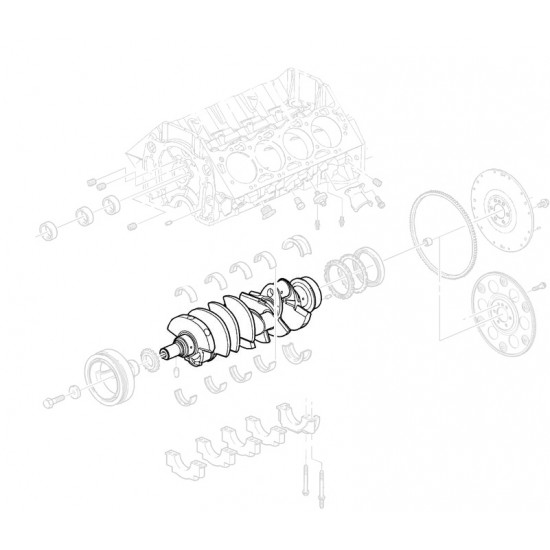 89017574R  -  Crankshaft Asm (8.1L)
