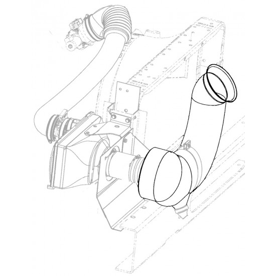 W0000508  - Inlet - Front Air Intake (Tuba)