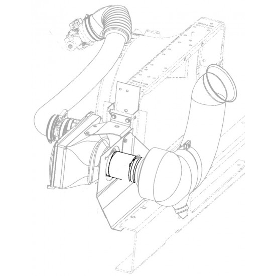 W0000564 - Duct - Coupling Front Air Inlet W0000564 - Duct - Coupling Front Air Inlet