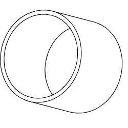 W0009845  -  Duct - Coupling Front Air Inlet - Short