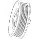 W8831906 - Belt Idler Pulley - Grooved (L31 - 5.7L)