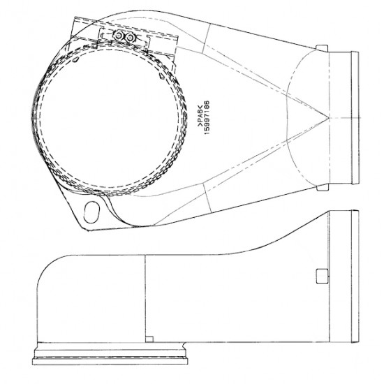 15997186 - ADAPTER ASM - THROTTLE BODY INJECTION INLET