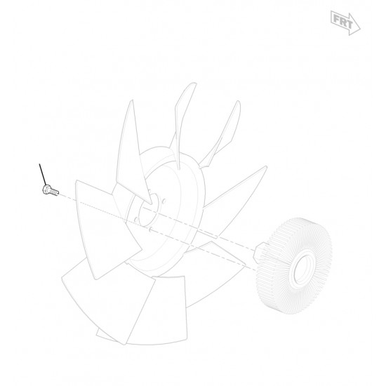 W8002569  - Bolt - Hex Head 5/16-18 (Fan Blade to Fan Clutch)