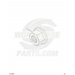 11514597 - Exhaust Pipe Flange Nut (Manifold & Muffler Connection)