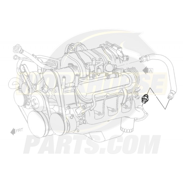 12552889  -  EGR Pipe Fitting (To Exhaust Manifold)