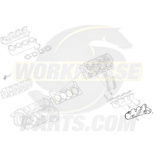 12555623 Exhaust Manifold Heat Shield, LH Workhorse Parts