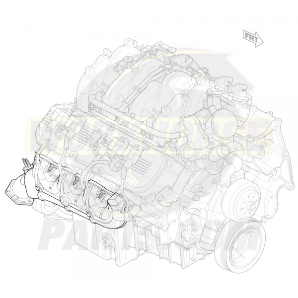 12580304  -  Manifold Asm - Exhaust RH