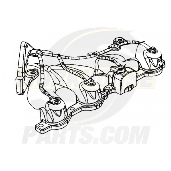 12603737 - Manifold Asm - Exhaust, LH  4.8L/6.0L (LQ4 6.0L, All 4.8L)