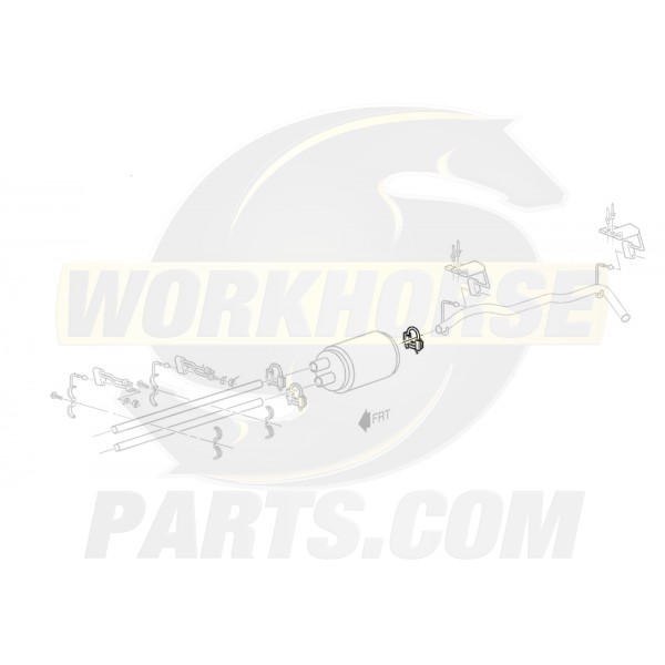 15529483  -  Clamp Asm - Tail Pipe