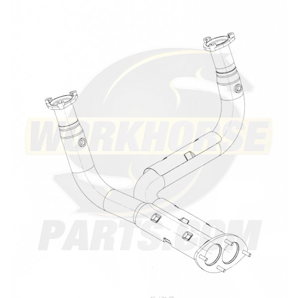 15735696  -  Downpipe Asm - Exhaust Manifold