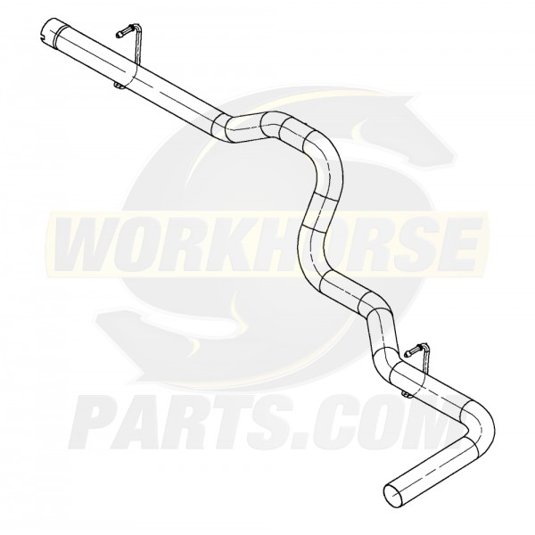 15986349  -  Pipe - Exhaust Tail
