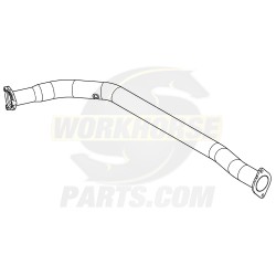 W0003522  -  Exhaust Manifold Downpipe LH 