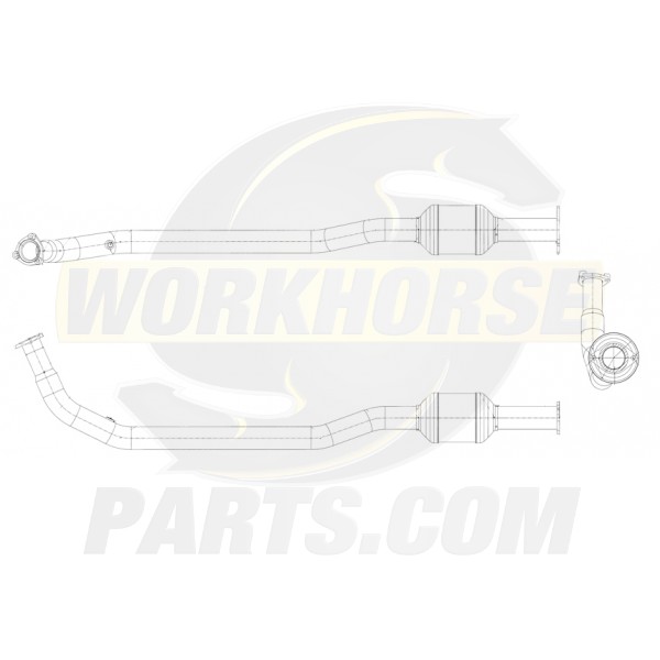 W0005099  -  Converter Asm - Catalytic (With Exhaust Manifold Down Pipe) Left Hand Side