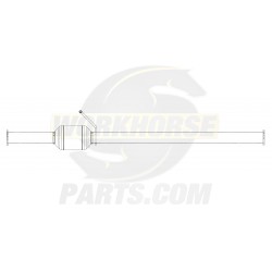 W0006644 - Converter Asm - Catalytic - 208" Wheelbase (1 Per Side on W20/22/62) (RH only on W24) (69" Length)