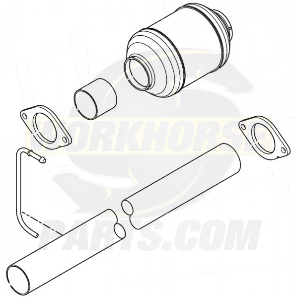 W0007585 Converter Asm Catalytic Workhorse Parts