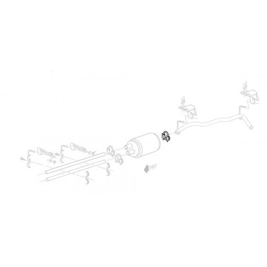 15529483  -  Clamp Asm - Tail Pipe