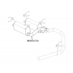 W0003730  -  Pipe Asm - Exhaust, Crossover