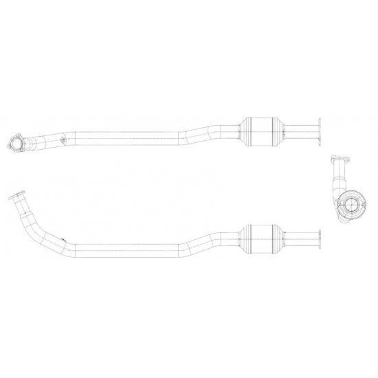 W0005099  -  Converter Asm - Catalytic (With Exhaust Manifold Down Pipe) Left Hand Side