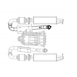 W0008128  -  Downpipe Asm - Exhaust Manifold Rh