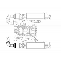 W0008129  -  Converter Asm - Catalytic, Lh 