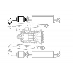 W0008436  -  Converter Asm - Catalytic, Rh