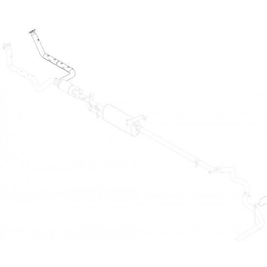 W0013802  -  Pipe Asm - Exhaust Manifold, RH