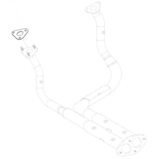 W8836030  -  Gasket - Exhaust Manifold Pipe to Downpipe, LH (4.8L & 6.0L) W8836030  -  Gasket - Exhaust Manifold Pipe to Downpipe, LH (4.8L & 6.0L)