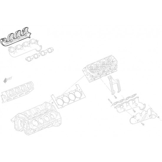 12576124  -  Exhaust Manifold Heat Shield, RH