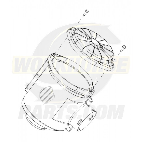 W0001317 Air Cleaner Housing Asm (3.9L Cummins) Workhorse Parts