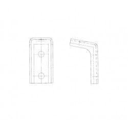 00337550  -  Bracket-frt Brk Hose Frm 